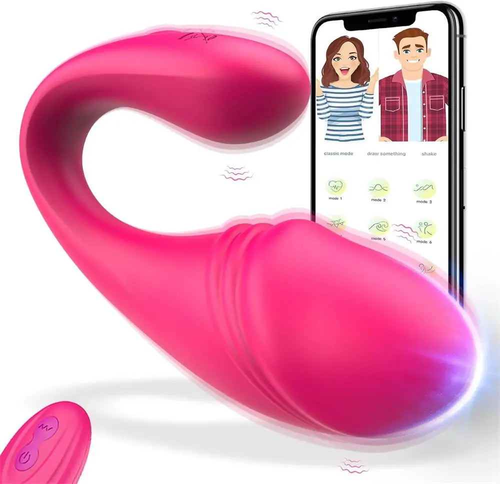 Adorime Adult Sex Toys Remote Control G-spot Vibrator Vaginal Anal Dildo Massager