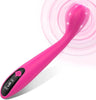 Sensual Clit Teaser Rechargeable Pinpoint Powerful Vibrator with LCD Screen Display