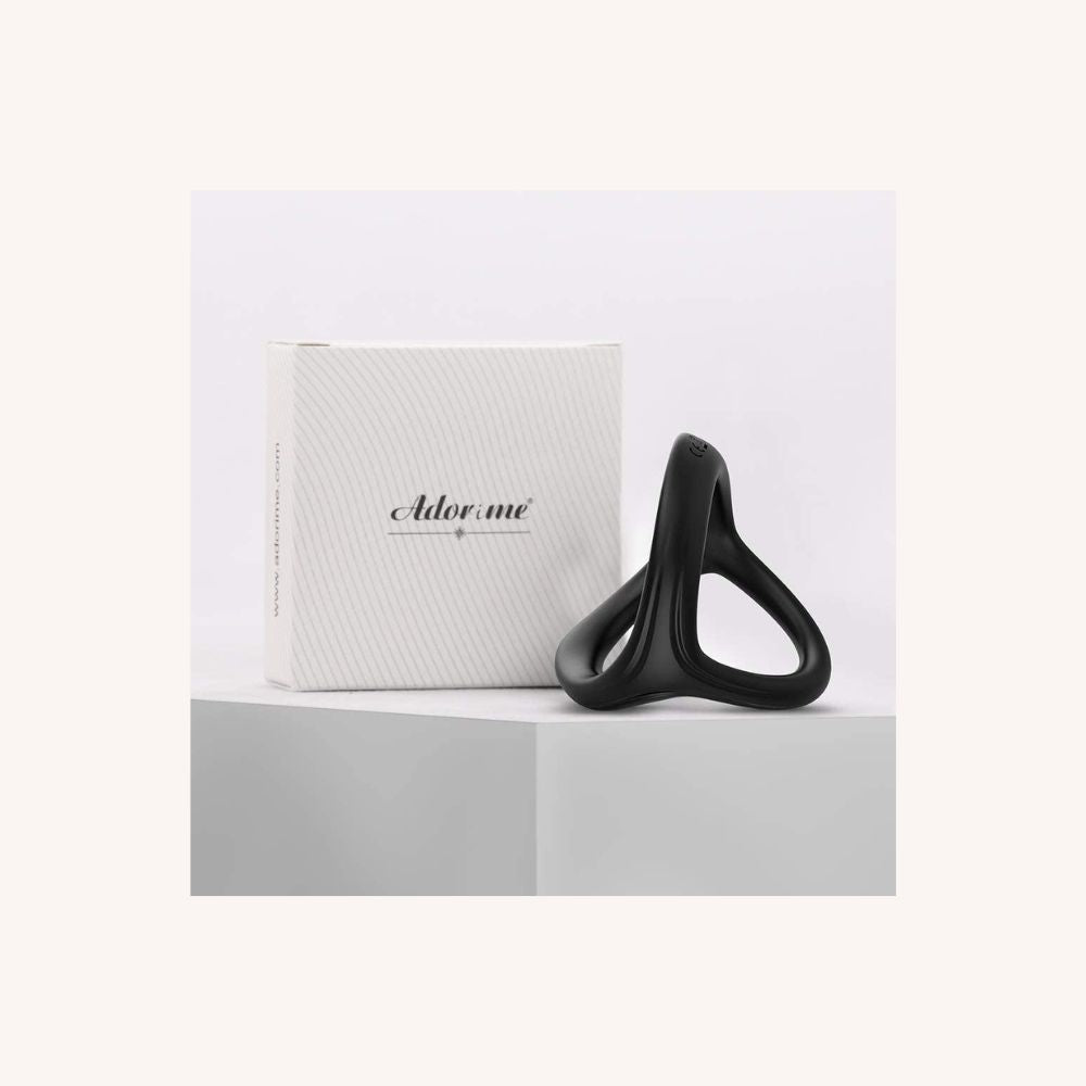 Triangle Silicone Cock Ring with Ergonomic Fit for Long-Lasting Comfort & Performance Boost