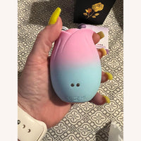 Rose Clitoral Suction Stimulator in Adorable Pink & Light Blue, Cute & Feminine Design (<40 dB)