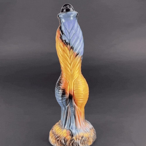 Phoenix - Twisted Unicorn Worship Animal Texture 7 Thrusting Vibrating Big Sucker Monster Dildo 10.23 Inch