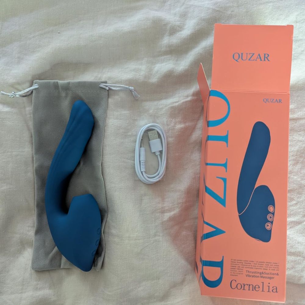 InsideOut G Spot Clitoral Stimulator – 7 Thrusting, 10 Vibration, 10 Suction Modes & Ergonomic