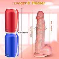 Adorime Realistic Silicone 9.25''  Dildos – Adult Toys Lifelike Large Dildos