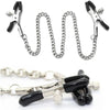 Adjustable BDSM Metal Nipple Clamps with Chain – Breast Teasing Toys for Couples & Women