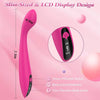 Sensual Clit Teaser Rechargeable Pinpoint Powerful Vibrator with LCD Screen Display