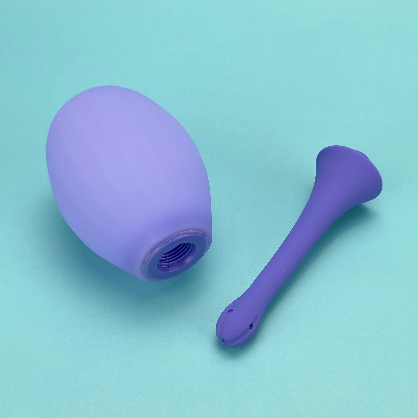 Shower Enema Kit – Anti-Backflow Bulb with Bendable Silicone Nozzles 10.1 fl. oz (<40 dB)