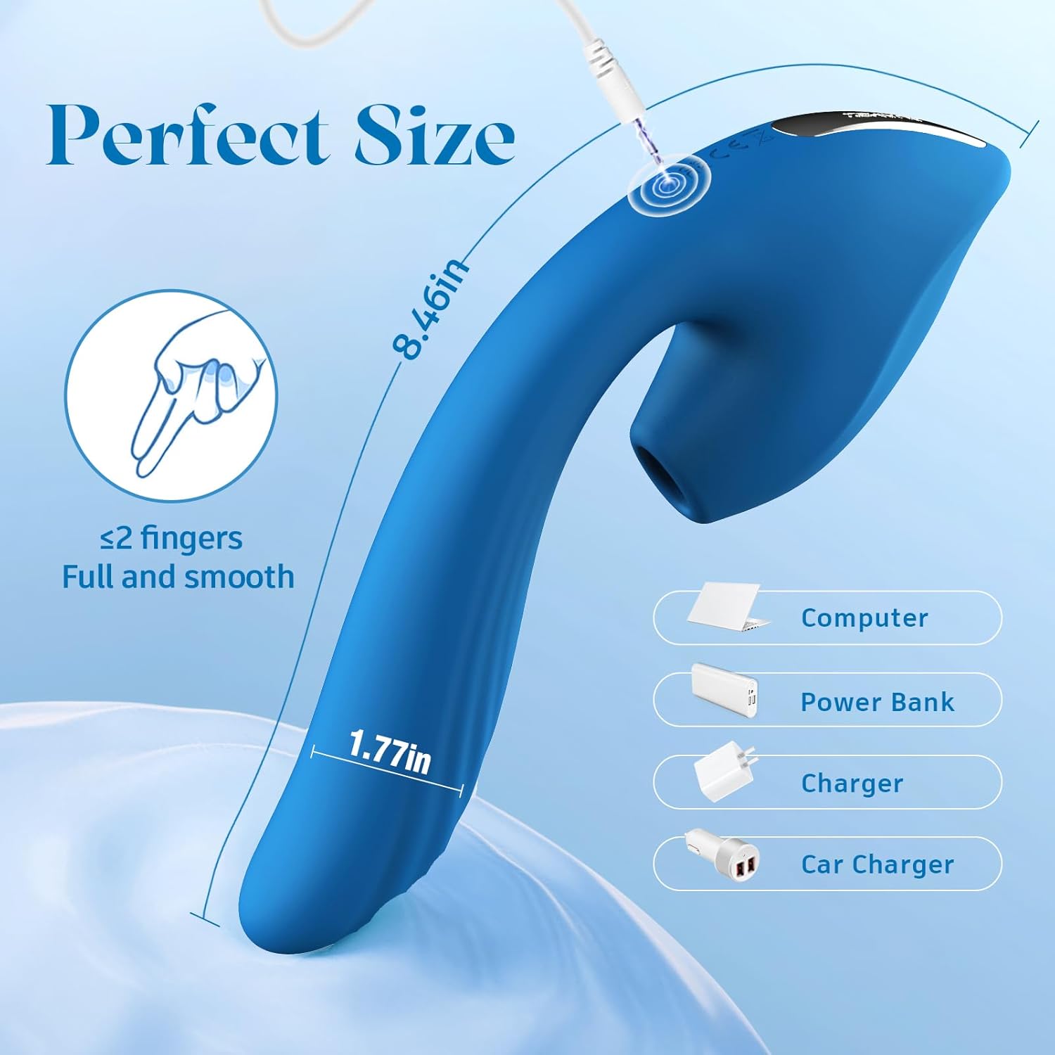 InsideOut G Spot Clitoral Stimulator – 7 Thrusting, 10 Vibration, 10 Suction Modes & Ergonomic