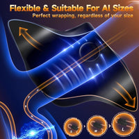 Pulse - Hands Free Cock Training Penis Sleeve & Head Vibrator with Adjustable Grip & DIY Stimulation