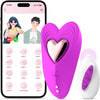 App Cellphone Wearable Vibrating Panties - Detachable Magnetic Heart Keeps It In Place, Kinky Game Nights (<40 dB)