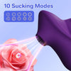Precision Finger Vibrator - 10 Suction Modes, Lightweight, Cute Heart Design
