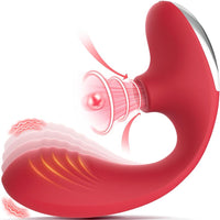 Blend - 3 in 1 Adjustable C-Shape Vibrator, Soft Silicone Clit Sucker & Powerful G-Spot Stimulator