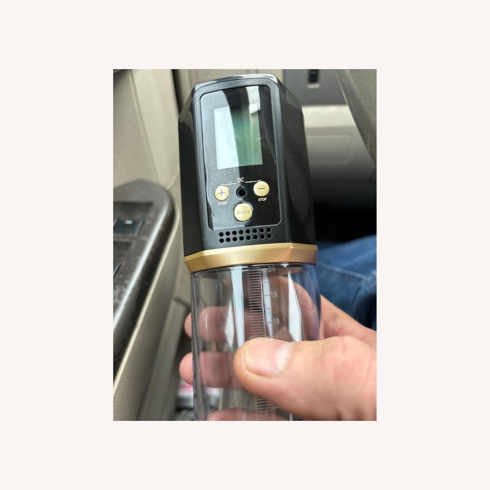 Vacuum Erection Device with 8 Pressure Levels for Daily ED Therapy & Erection Rehabilitation