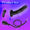 Inflatable Butt Plug Anal Prejac Training Stretcher Extender Vibrating Suction Cup Dildo