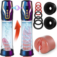 Intelligent Voice Control Penis Vacuum Pump with 4 Training Pressure & 4 Suction Modes #happenis
