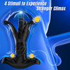 Deep Penetration Anal Extender Upgraded Penis Trainer with Tension Shock Flapping Thrusting Vibrating 6 Inch (<45 dB)
