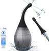 Shower Enema Kit – Anti-Backflow Bulb with Bendable Silicone Nozzles 10.1 fl. oz (<40 dB)