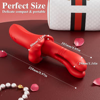 Lip-Shaped Clitoral Stimulator 10 Dual Thrusting & Dual Vibrating Modes