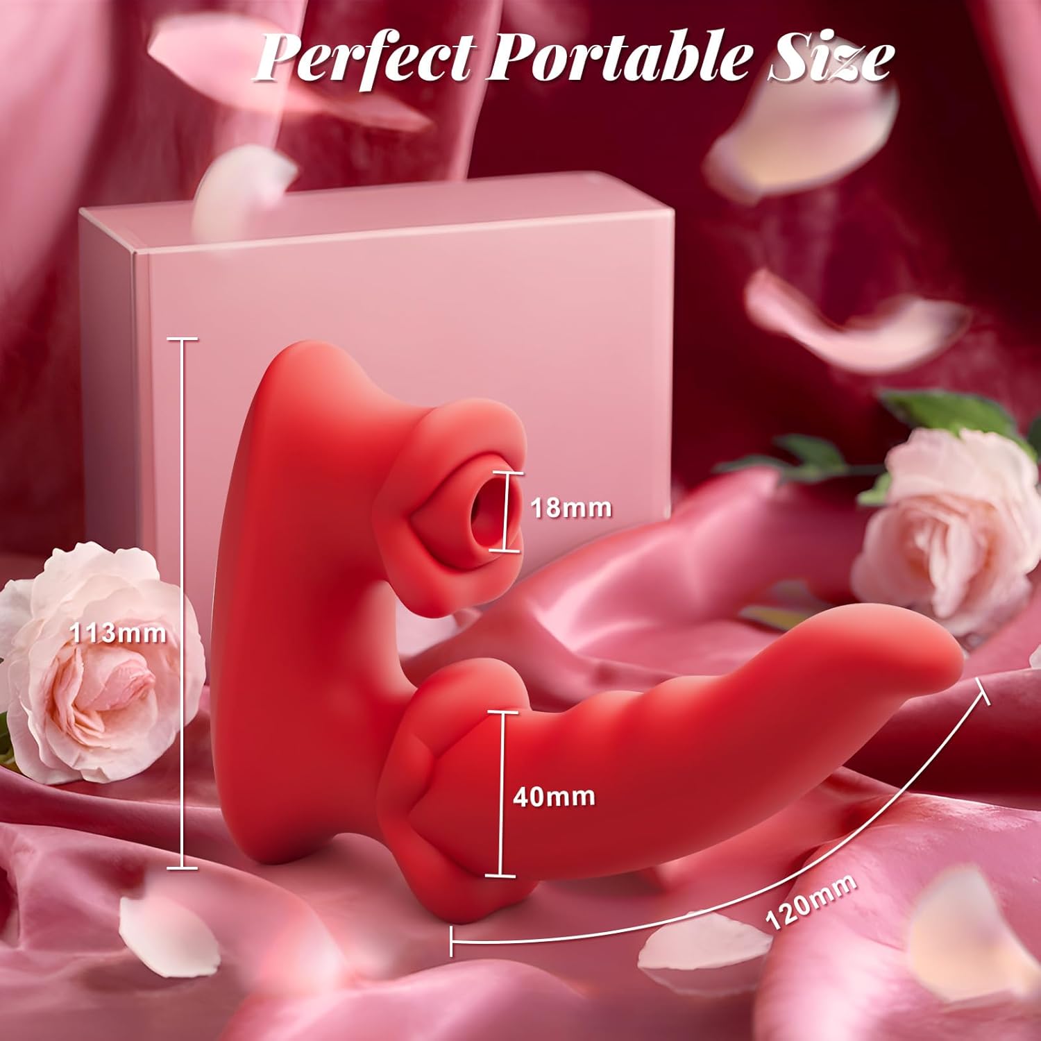 2025 Upgraded Clit Vibrator Rotating Tongue with Stronger Suction, Wiggle Vibrations