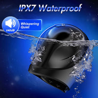 360° Wrapping Glans Helmet-Shaped Stimulator Pulsing Male Masturbator with LCD Display