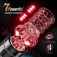 Upgrade 12 in 1 Automatic Cum Lovers Masturbator Hyperspermia Vacuum Pump with LCD Display (<50 dB)