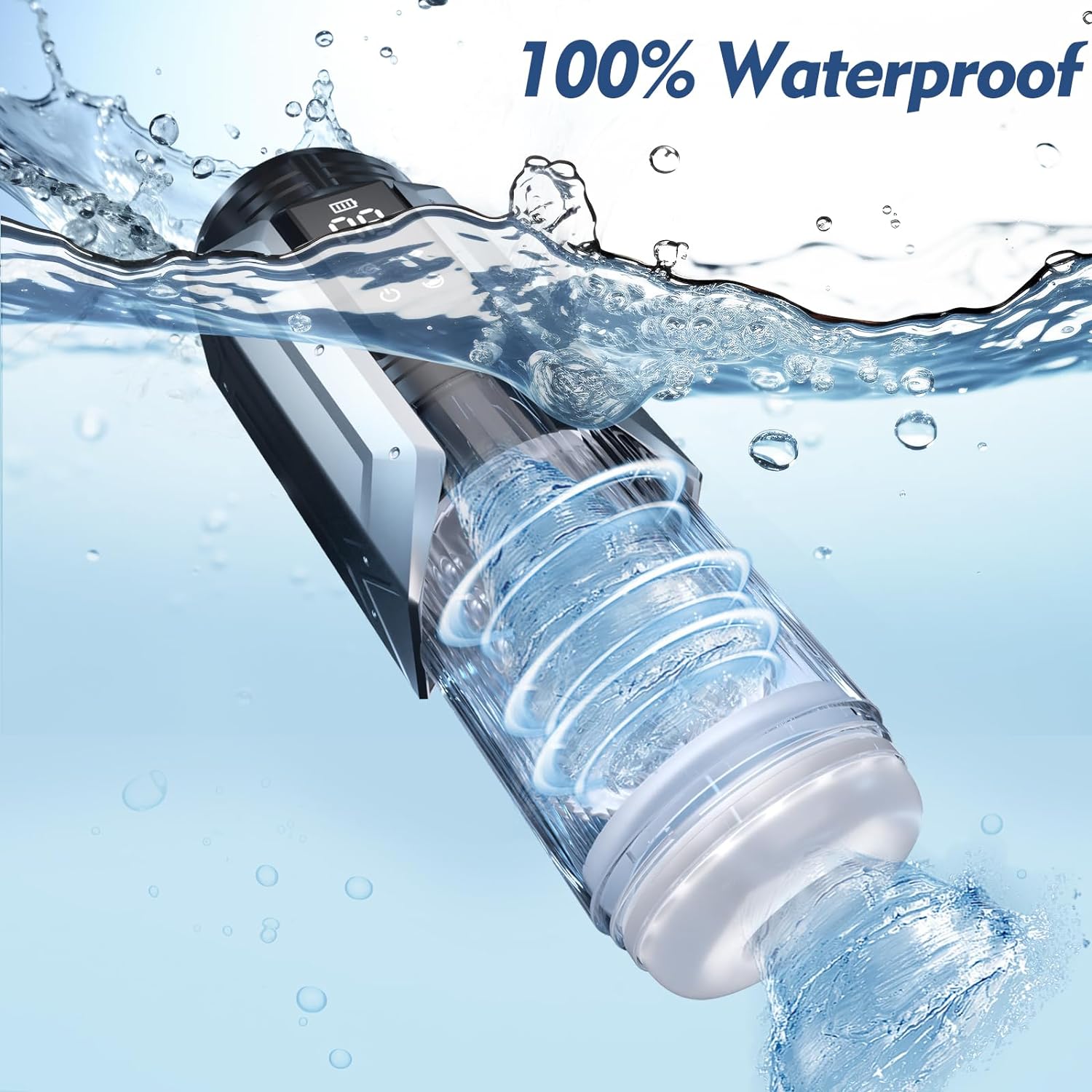 WARRIOR Ultra Quiet Auto Supine Blowjobs Thrusting Gagging Stroker Automatic Deepthroat Male Masturbator (<55dB)