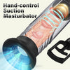 Manual Vacuum Penis Pump with 3 Sleeve Sizes, Ergonomic Grip & Clear Measurement Tube