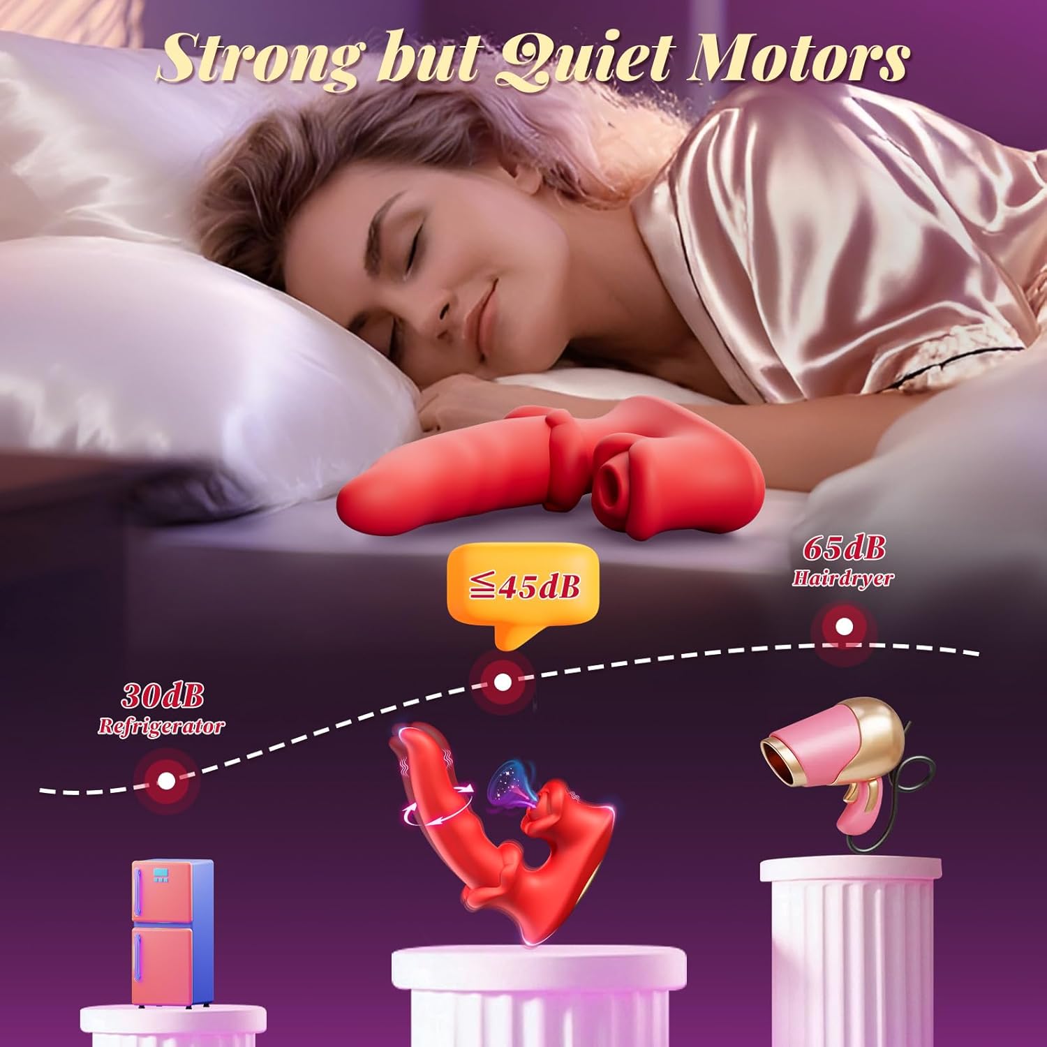 2025 Upgraded Clit Vibrator Rotating Tongue with Stronger Suction, Wiggle Vibrations