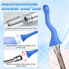 Shower Enema Kit – Anti-Backflow Bulb with Bendable Silicone Nozzles 10.1 fl. oz (<40 dB)