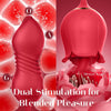 Rose Tongue Licking with Thrusting Egg Vibrator (≤35 dB) - App or Partner Can Control Remotely, Small But Powerful #Pussy Licking
