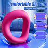 3 Pcs Different Sizes Multi-Coloured Silicone Penis Ring with Storage Box