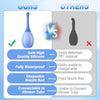 Anti-Backflow Enema Bulb For Female Perineal Irrigation Or Internal Cleaning Of The Channel