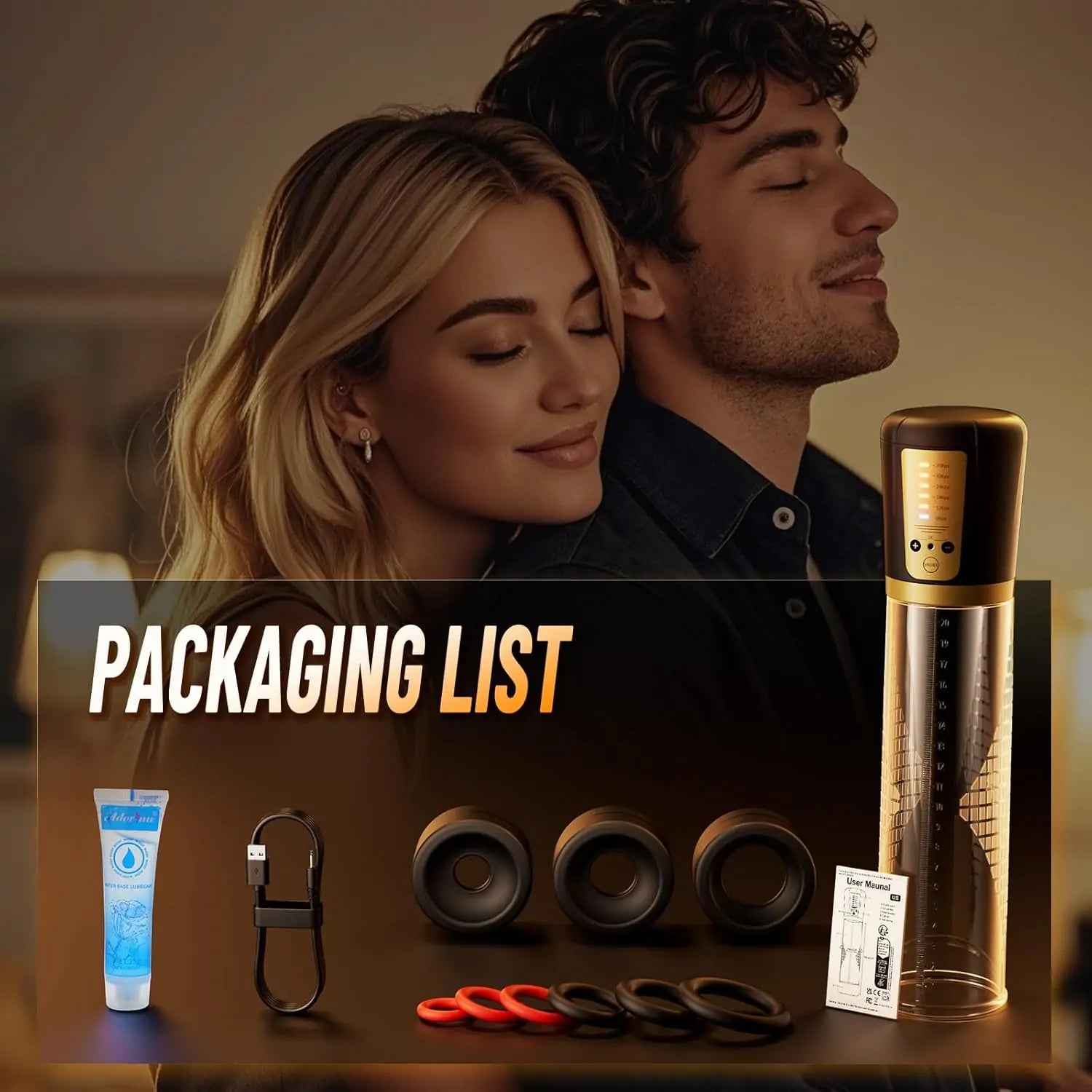 Electric Penis Pump with 5 Training Modes – Effective Vacuum Therapy, Girth & Stamina Enhancement