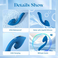 InsideOut G Spot Clitoral Stimulator – 7 Thrusting, 10 Vibration, 10 Suction Modes & Ergonomic