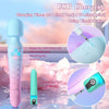 Dual Wand Massager & Bullet Vibrator Set - 7 Modes, Heating, Quiet, Waterproof & Body-Safe Silicone