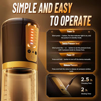 Electric Penis Pump with 5 Training Modes – Effective Vacuum Therapy, Girth & Stamina Enhancement