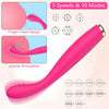 Clit & G-Spot Vibrator - Deep Rumbly Vibrations, Best G-Spot Curve, Soft But Stable Tip