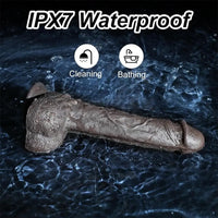 Adorime  8.6'' 4 in 1 Realistic Thrusting Vibrator Dildos with 10 Modes & Heating