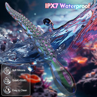 10.6" Tentavibe Flexible Silicone Shaft Vibrating Tentacle Dildo Digital Screen Vibrator