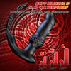 Vibrating & Tapping Dual Motor Prostate Massager with Ergonomic Design Double Cock Rings 6.2 Inch