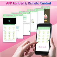 APP Remote Control Strapless Strap-On Wearable Realistic Thrusting Dildo