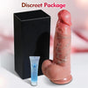 King Cock 2'' Diameter Realistic Silicone Thick Girthy Dildo with Strong Suction Cup
