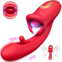 Amara - G Spot Flapping Vibrator with Kissing Function & Licking Tongue #Cunnilingus #Girls Playing #Lesbian