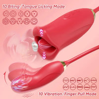 Amara Pro - Soft & Sensual Clitoral Kissing Stimulator with Finger Snapping Egg Vibrator #Fingering #Pussy Licking