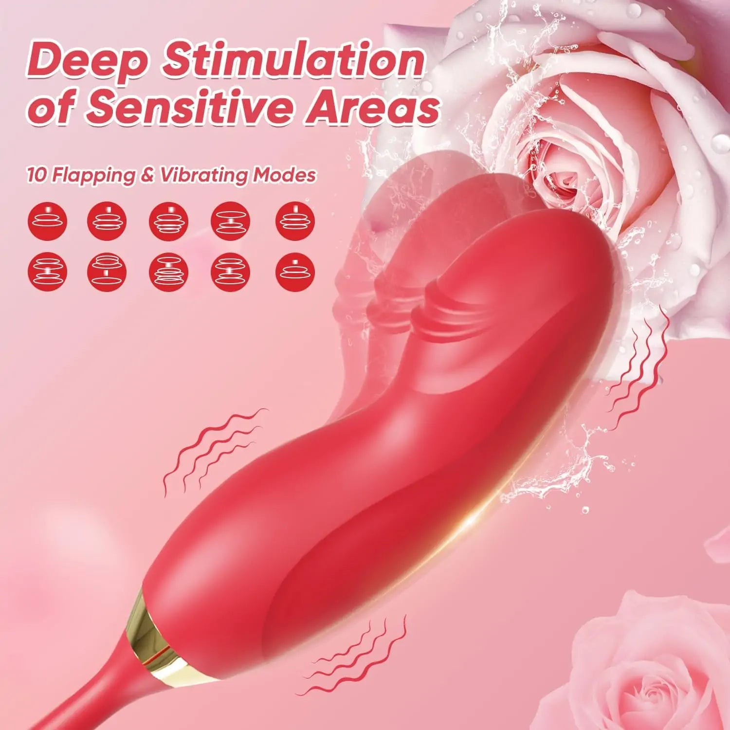 Amara Pro - Soft & Sensual Clitoral Kissing Stimulator with Finger Snapping Egg Vibrator #Fingering #Pussy Licking
