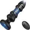 A-Play Bubble Butt Plug Vibrator, Ergonomic Ribbed Design, Remote Control, 5 Vibrating & Thrusting Modes 5.9 Inch (<50 dB)