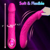 KURVE - Slight Upwarping Realistic Dildo Vibrator for Women 9 Inch
