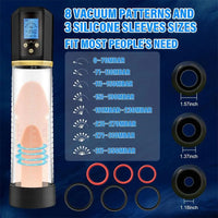 Vacuum Erection Device with 8 Pressure Levels for Daily ED Therapy & Erection Rehabilitation
