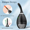 Remote Control Reusable 9 Holes Anal Douche Bottle for Colon Cleanse Men