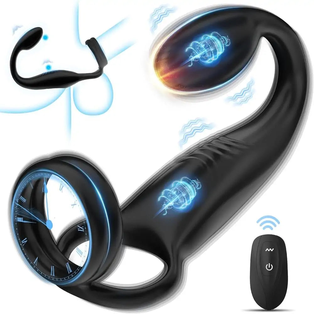 Vibrating Cock Ring Taint Stimulator with Mini Bullet