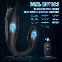 Vibrating Cock Ring Taint Stimulator with Mini Bullet